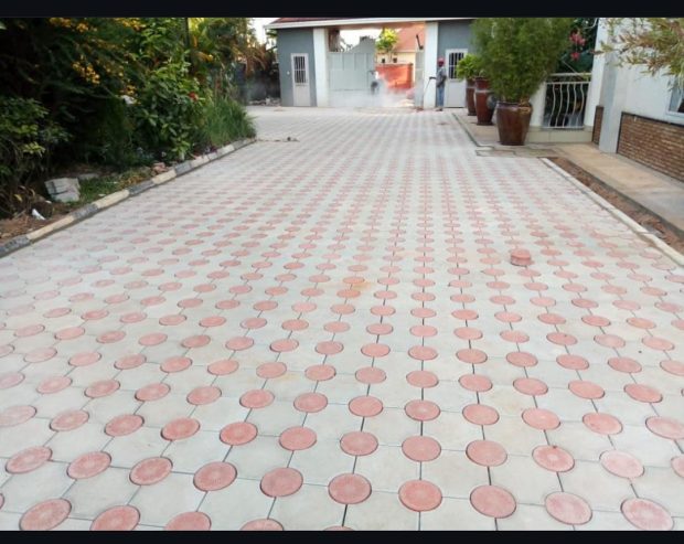 Paving works