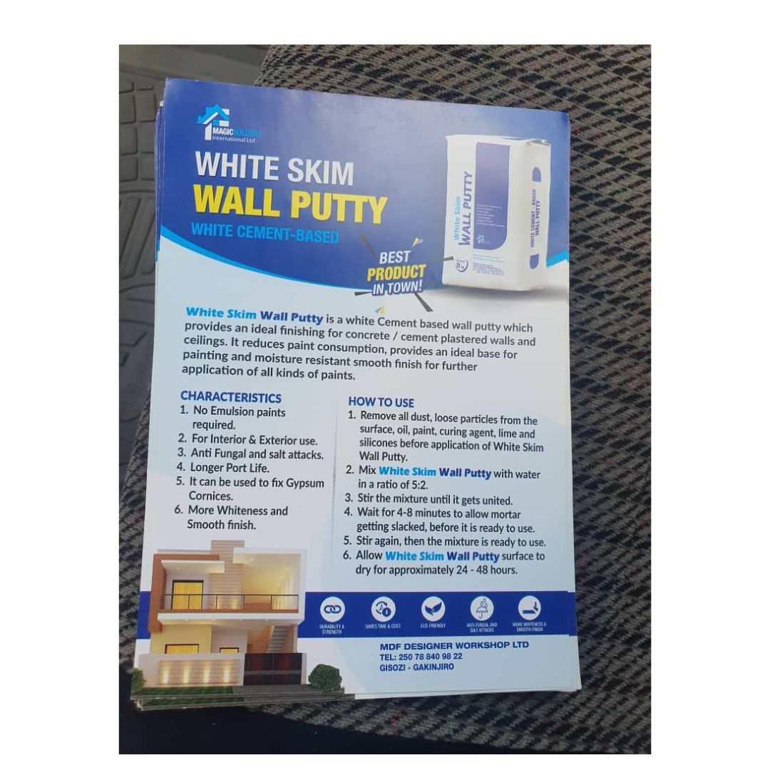 White Skim Wall Putty