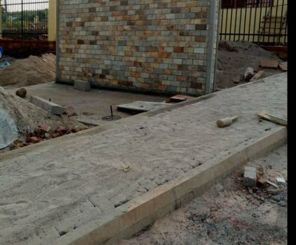 Paving works