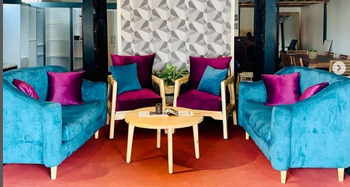 Living room sofa set