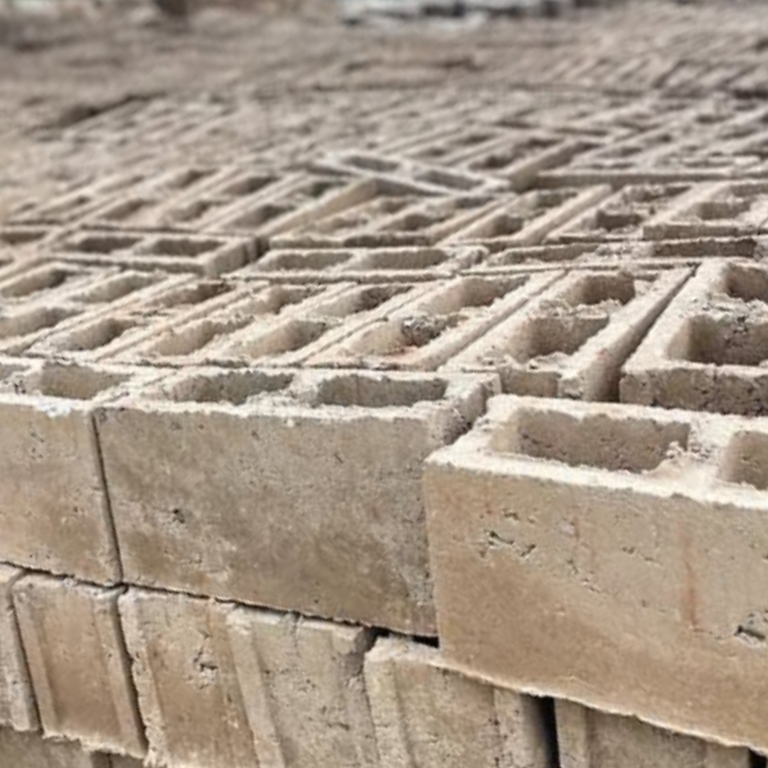 Hollow concrete blocks