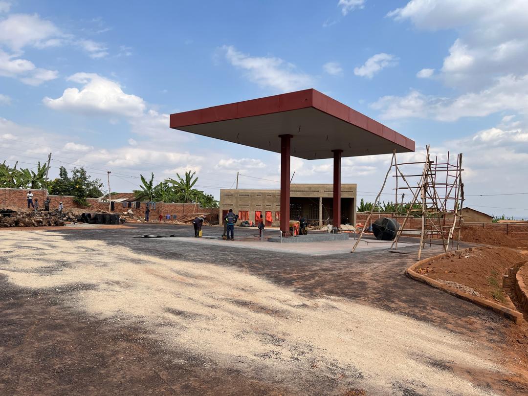 Construction of petrol station